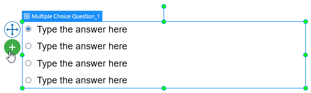 Insert more Answer Options for Multiple Choice