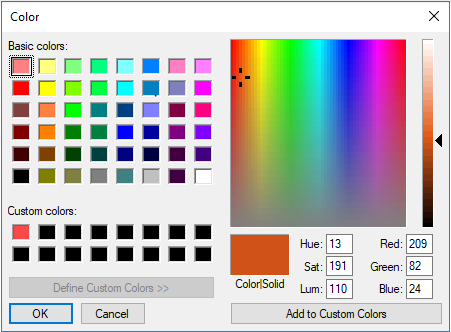 More Colors