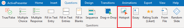 Hotspot question in Question tabs