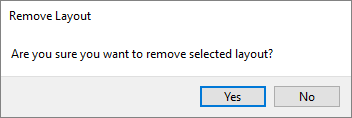 Remove layout