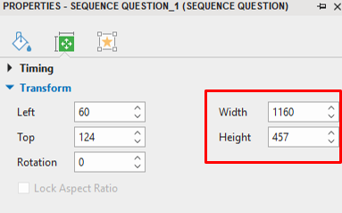 Resize the Question
