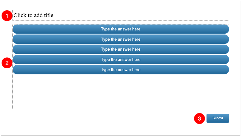 Sequence Question Slide in ActivePresenter 8