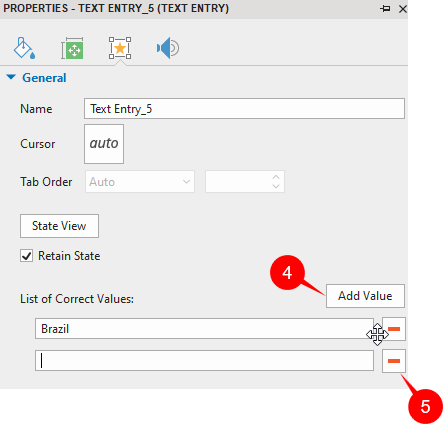Set Correct Values