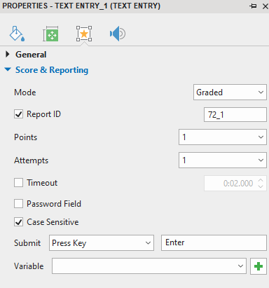 Set Score and Reporting for FTE