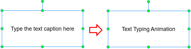 Simply click anywhere on the Canvas or draw on the Canvas to see a text caption that appears allowing you to type multi-line formatted texts.