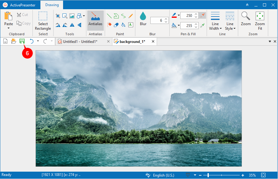 Edit slide background image