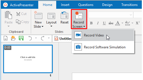 Insert slides from recording