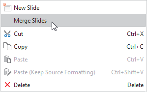 merge slides