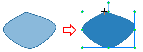 To close the curve, move the mouse to the start point and click to set the end point.