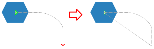 For open paths like Lines, Arcs, and Turns, right-click the path and click Close Path to make the object return to its start point.