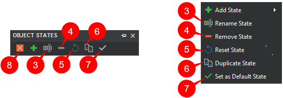 Commands to Manage States