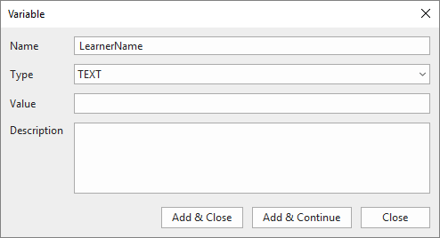 Create variables