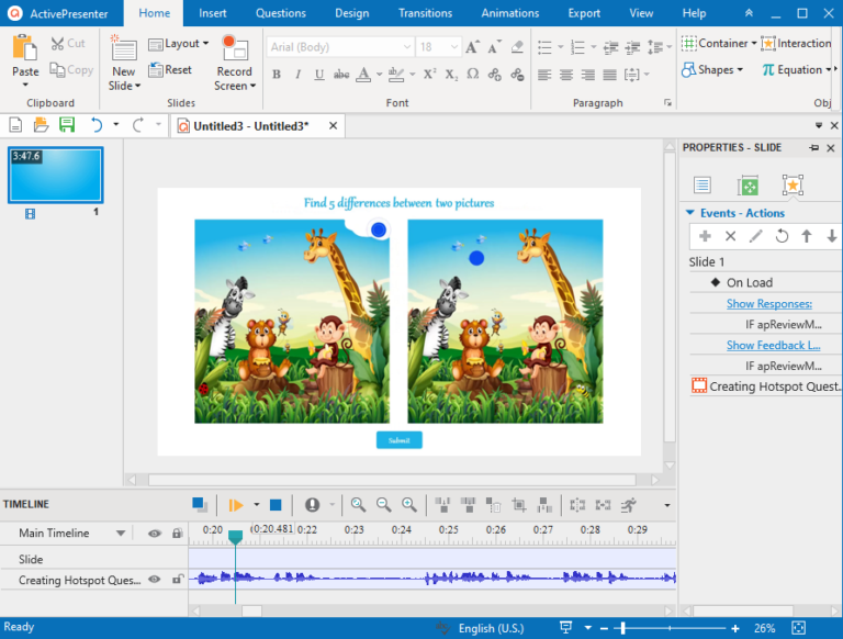 Add Video in ActivePresenter
