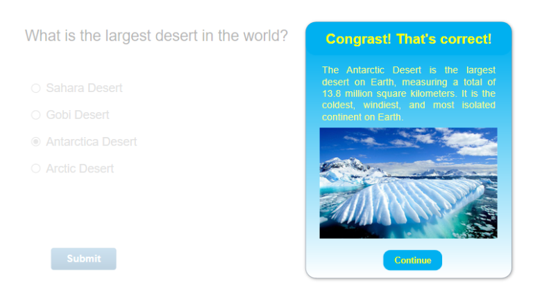 Add content to customize feedback layers