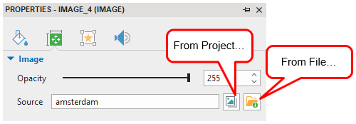 change an added image