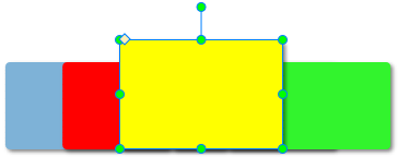 Place the selected object at the very top of the others.