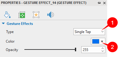 Change Effect Type and Color