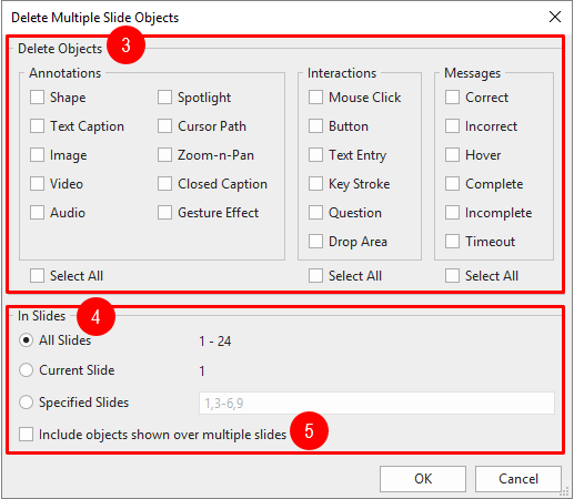 Delete Multiple Slide Objects