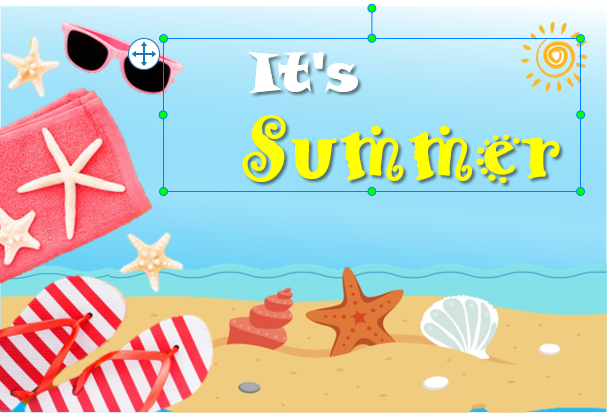 You’re free to customize text captions the way you want.