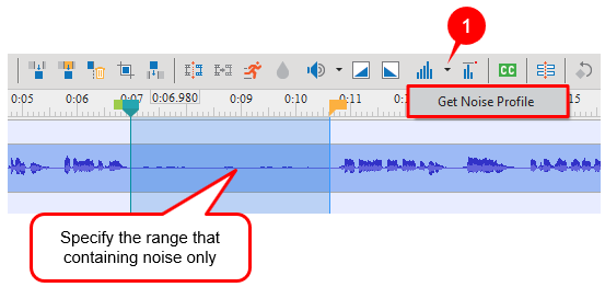 Get a noise profile