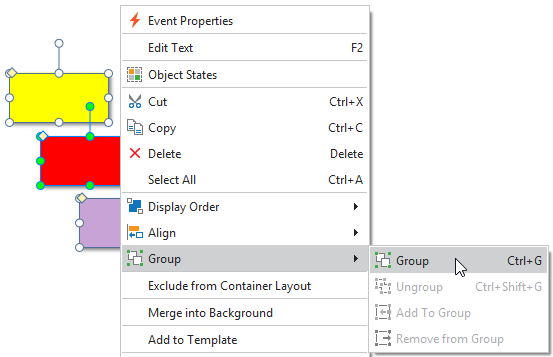 Group objects in ActivePresenter 8