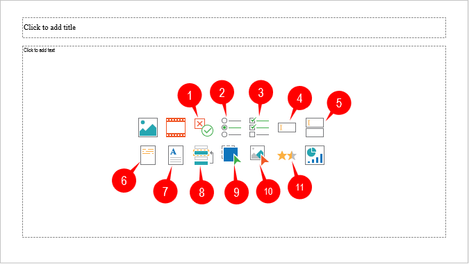 Layout of new slide in slide pools