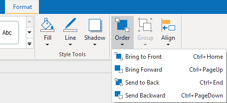 Order commands in ActivvePresenter 8