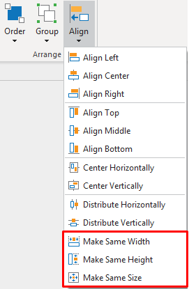 Resizing tools