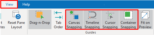 Snapping modes
