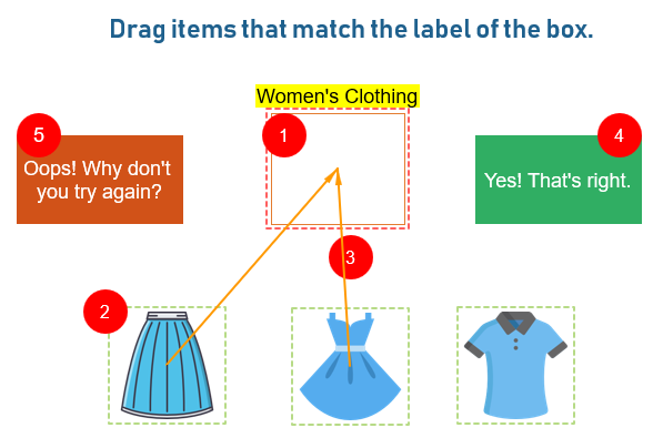 Work with Drop Area - ActivePresenter 8