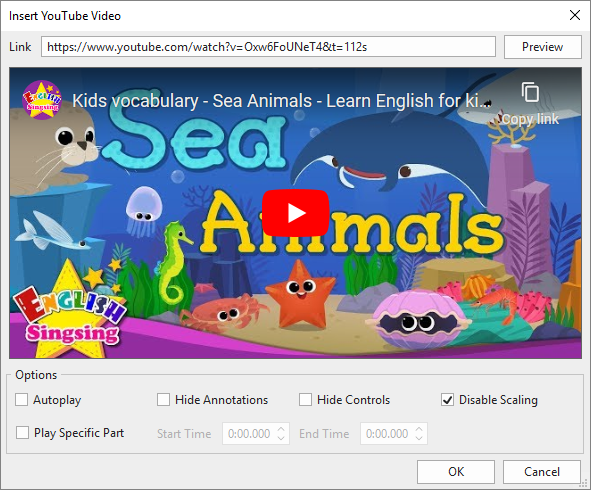 You can stream YouTube videos in your project by embedding them in a slide.