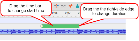 Change the start time of the blur effect