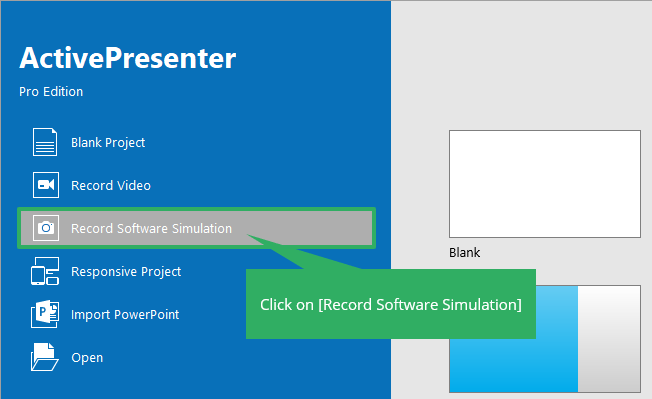 An Example of Using a Mouse Click Object