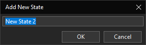 Add New State Dialog