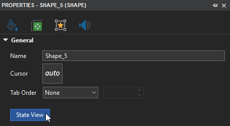 Click the State View button