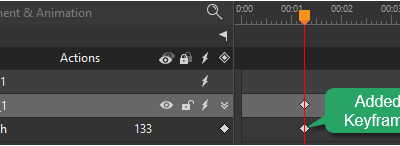 Add Animation Keyframes in Saola Animate 3