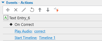 actions of answer box