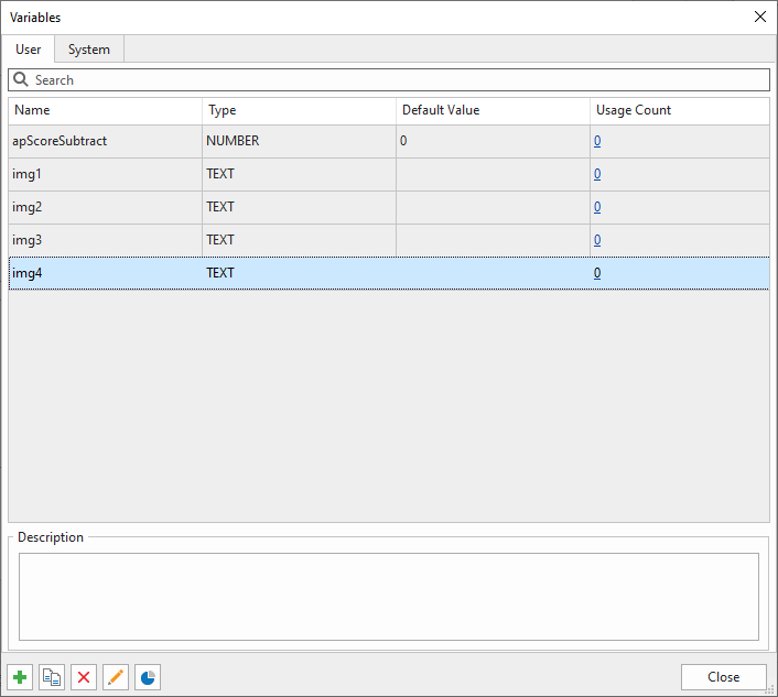 image variables