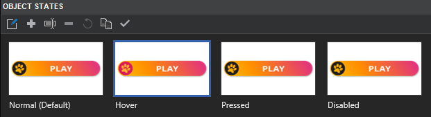 Object States pane