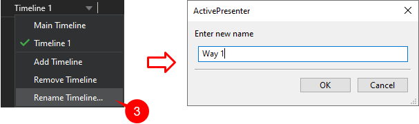 Rename Timeline