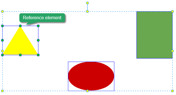 Resize and align elements, reference element.