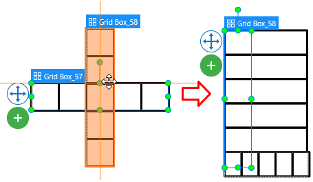 Container snapping mode is turned on by default.