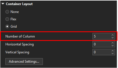 Change number of column of a horizontal crossword in Math crossword puzzle