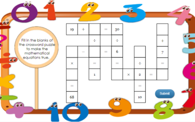Math Crossword Puzzle: Easy to Create with ActivePresenter 8