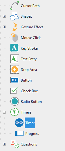 Object settings.