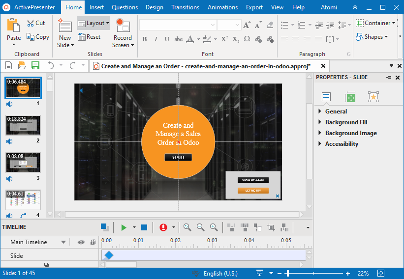 record training videos