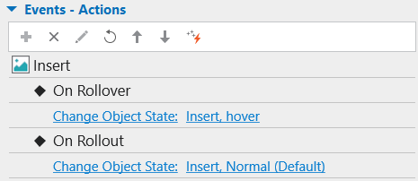 Add events-actions to static images