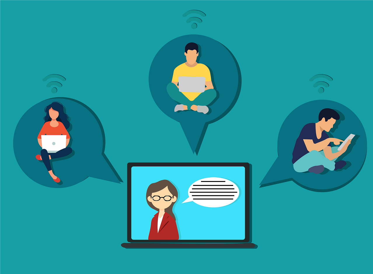 To join distance learning, you have to own a device connected to the Internet.