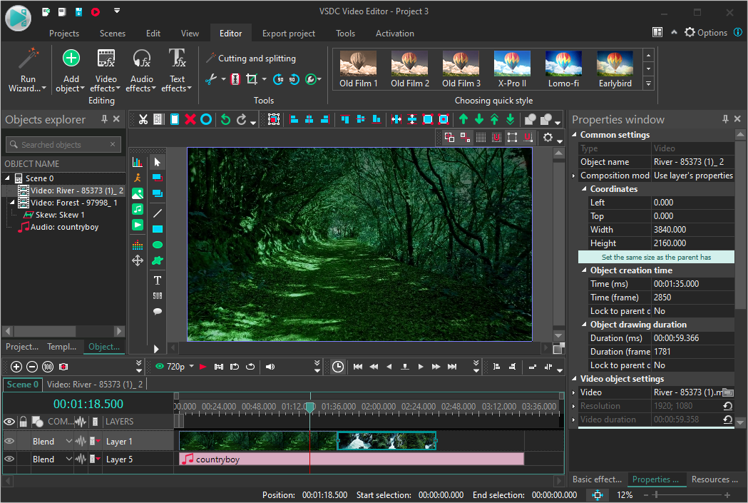 Video editor for PC free download, VSDC