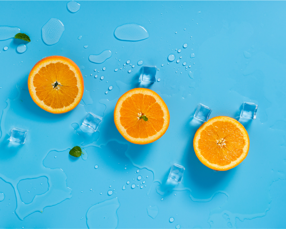 Blue-Orange color
